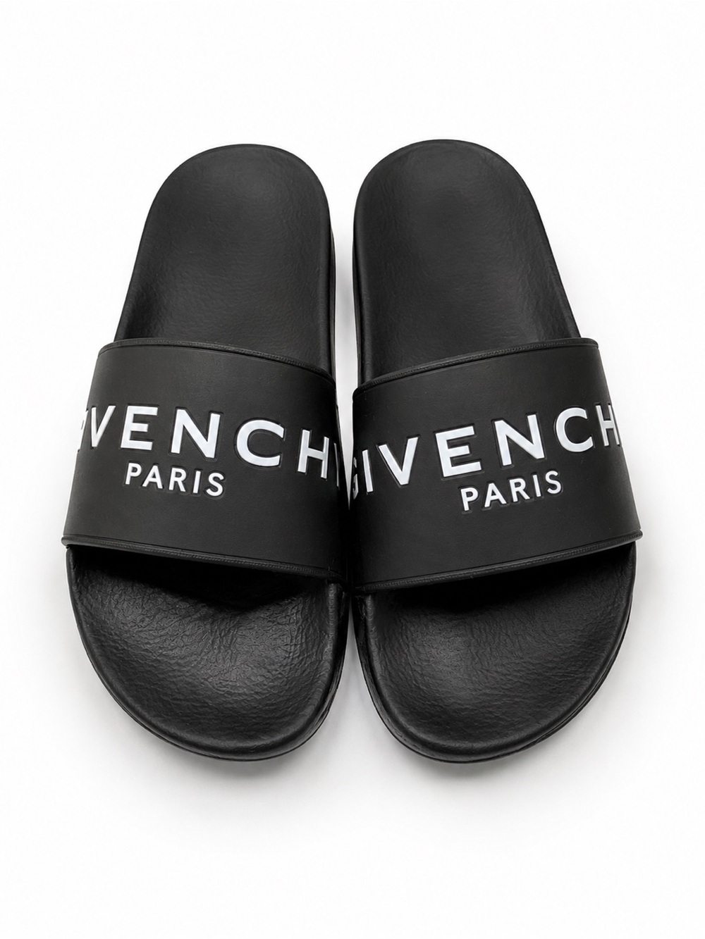 Givenchy Black Logo Slide Sandals